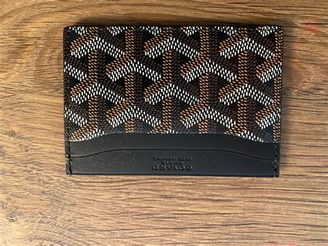 how much is a goyard credit card holder|Goyard card holder men's.